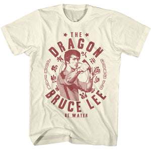 Bruce Lee The Dragon Gung Fu Natural T-shirt