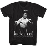 Bruce Lee 1973 State of Mind Black T-shirt