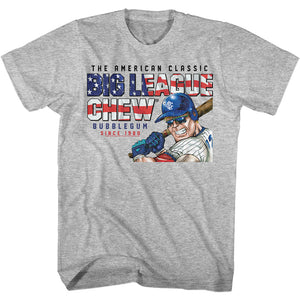 Big League Chew Since 1980 America Text Grey Tall T-shirt