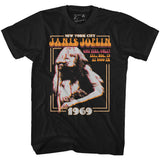 Janis Joplin New York 1969 Black Tall T-shirt