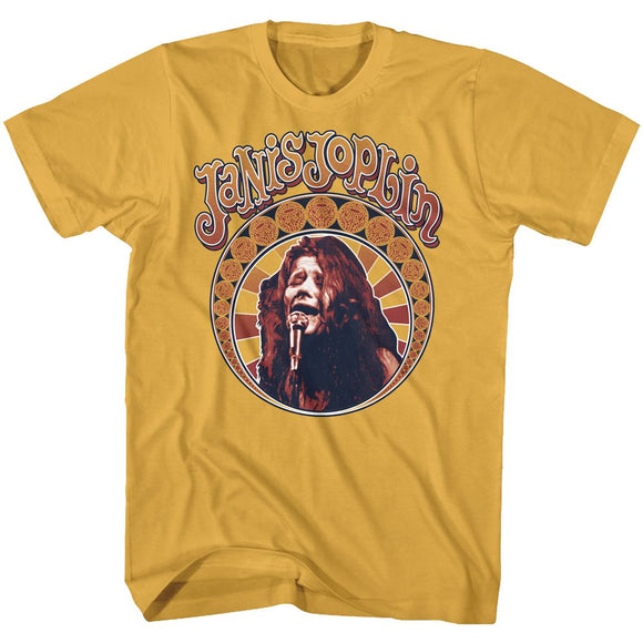 Janis Joplin Nouveau Circle Ginger T-shirt