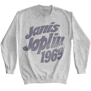 Janis Joplin 1969 Grey Sweatshirt