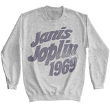 Janis Joplin 1969 Grey Sweatshirt
