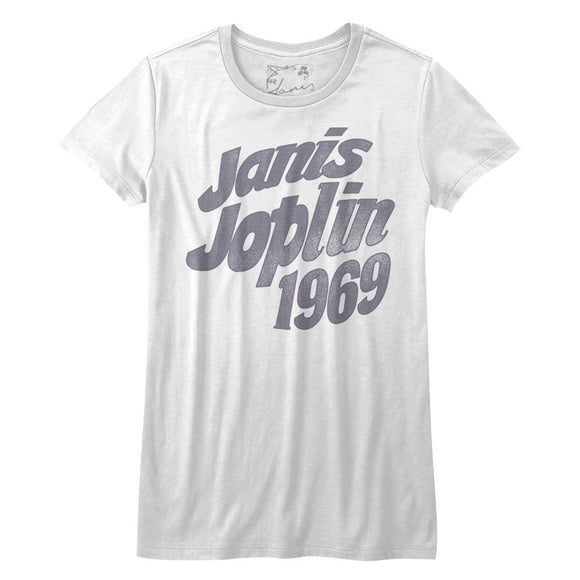 Janis Joplin Juniors T-Shirt 1969 Tee