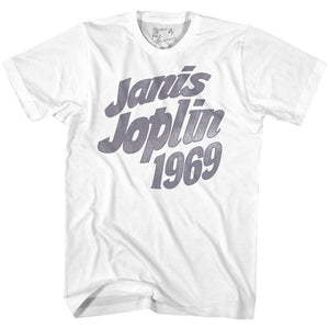Janis Joplin 1969 White T-shirt