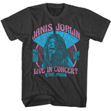 Janis Joplin Cobo Hall 1969 Smoke T-shirt
