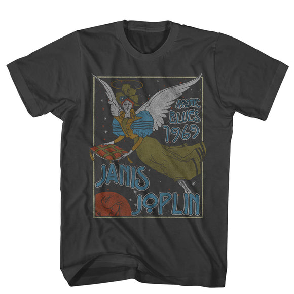 Janis Joplin Noveau Angel Smoke T-shirt
