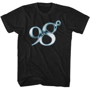 98 Degrees Platinum Logo Black T-shirt