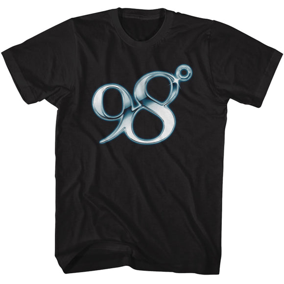 98 Degrees Platinum Logo Black Tall T-shirt