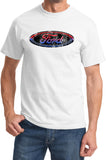 Ford Oval T-shirt Distressed Logo - Yoga Clothing for You