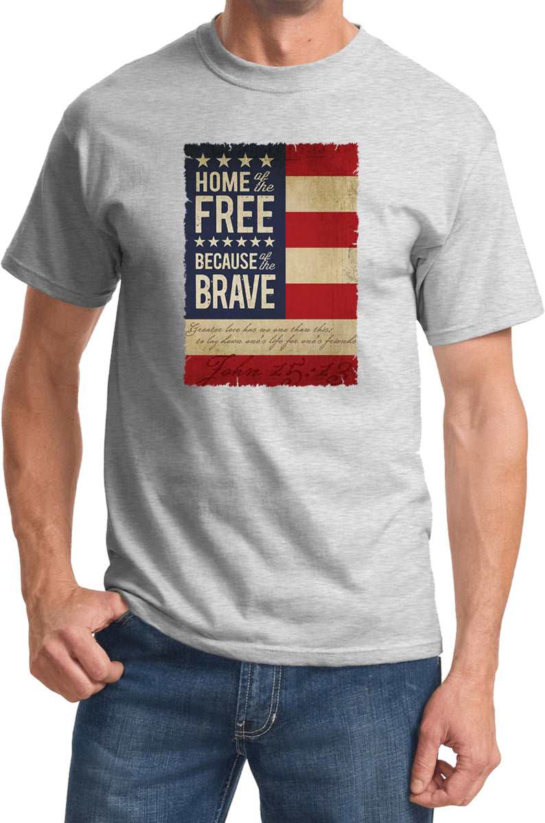 USA T-shirt Home of the Brave Tee