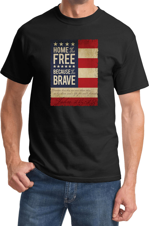 USA T-shirt Home of the Brave Tee