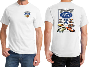 Ford Mustang T-shirt V8 Collection Front and Back - Yoga Clothing for You