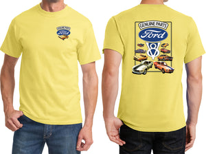 Ford Mustang T-shirt V8 Collection Front and Back - Yoga Clothing for You
