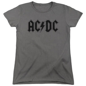 AC/DC Vintage Logo Womens Shirt - Yoga Clothing for You