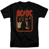 AC/DC Distressed Group Photo Black Tall T-shirt - Yoga Clothing for You