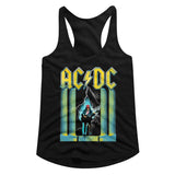 AC/DC Ladies Racerback Tanktop Who Made Who Album Black Tank - Yoga Clothing for You