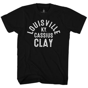 Muhammad Ali Tall T-Shirt Cassius Clay Louisville KY Black Tee - Yoga Clothing for You