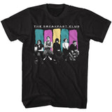 The Breakfast Club Characters Sitting Black T-shirt - Yoga Clothing for You