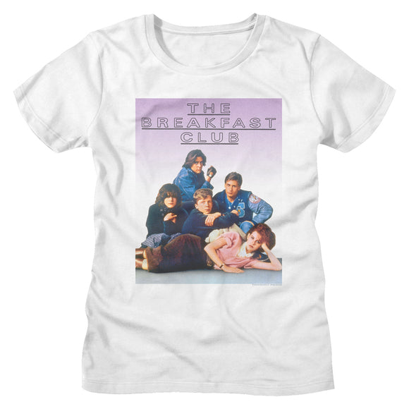 The Breakfast Club Ladies T-Shirt Classic Poster Tee - Yoga Clothing for You
