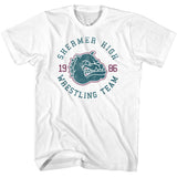 The Breakfast Club 1986 Shermer High Wrestling Team White T-shirt - Yoga Clothing for You