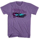 Back to the Future The Way I See It Quote Purple Heather T-shirt - Yoga Clothing for You