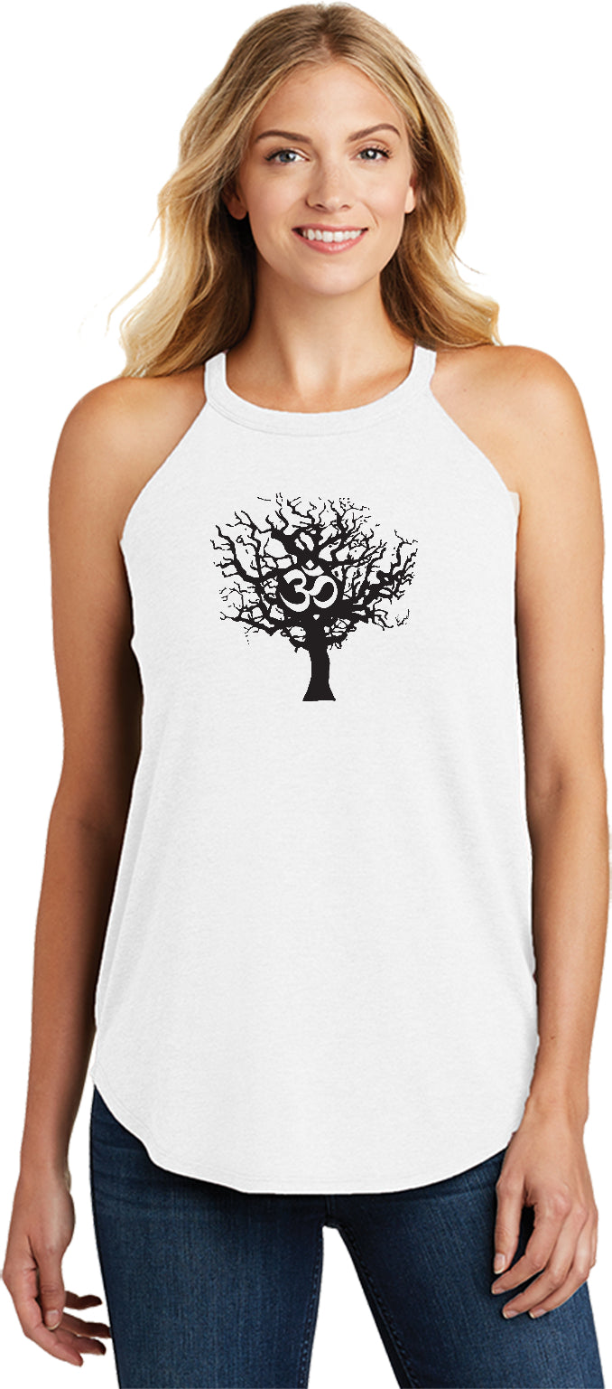 Yoga Tree Of Life Hippie Women's Racerback Tank - Psychonautica