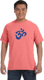 Royal Brushstroke AUM Pigment Dye Yoga Tee Shirt - Yoga Clothing for You