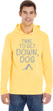 It's Time to Get Down, Dog Pigment Hoodie Yoga Tee Shirt - Yoga Clothing for You