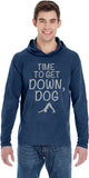 It's Time to Get Down, Dog Pigment Hoodie Yoga Tee Shirt - Yoga Clothing for You