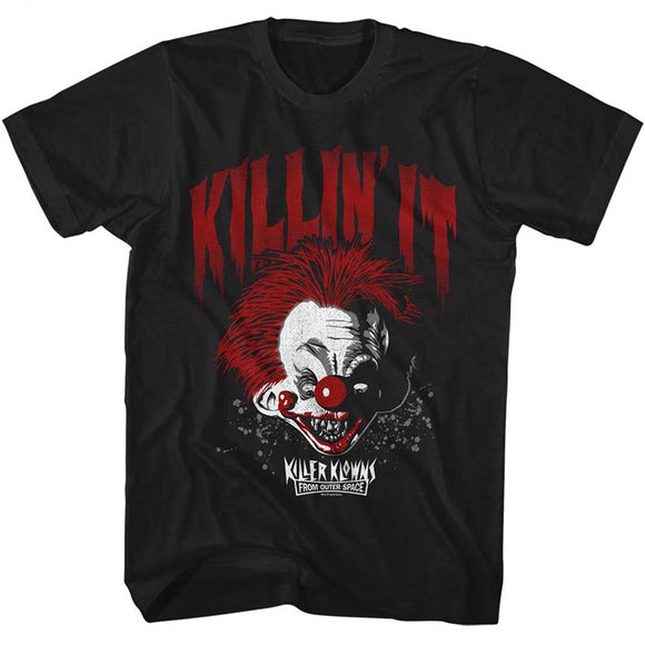 Killer Klowns From Outer Space Killin It Black T-shirt - Yoga Clothing for You