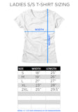 Back to the Future Ladies T-Shirt Neon Logo Outline Tee - Yoga Clothing for You