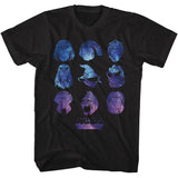 Masters of the Universe Characters Galaxy Black Tall T-shirt