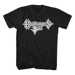 MTV Vintage Headbangers Ball Logo Black Tall T-shirt - Yoga Clothing for You