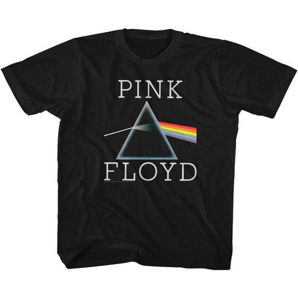 Pink Floyd Toddler T-Shirt Prism Logo Black Tee - Yoga Clothing for You