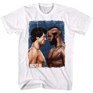 Rocky Tall T-Shirt VS Clubber Lang Painting White Tee - Yoga Clothing for You