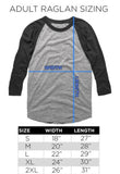Back to the Future Raglan Shirt Distressed Logo with DeLorean Grey/Navy Tee - Yoga Clothing for You