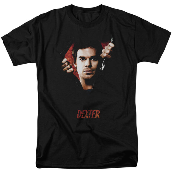 Dexter T-Shirt Portrait Black Tee - Yoga Clothing for You