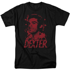 Dexter T-Shirt Blood Splatter Black Tee - Yoga Clothing for You