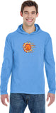 Sleeping Sun Pigment Hoodie Yoga Tee Shirt - Yoga Clothing for You