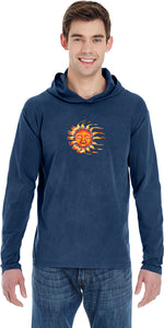 Sleeping Sun Pigment Hoodie Yoga Tee Shirt - Yoga Clothing for You