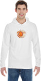 Sleeping Sun Pigment Hoodie Yoga Tee Shirt - Yoga Clothing for You