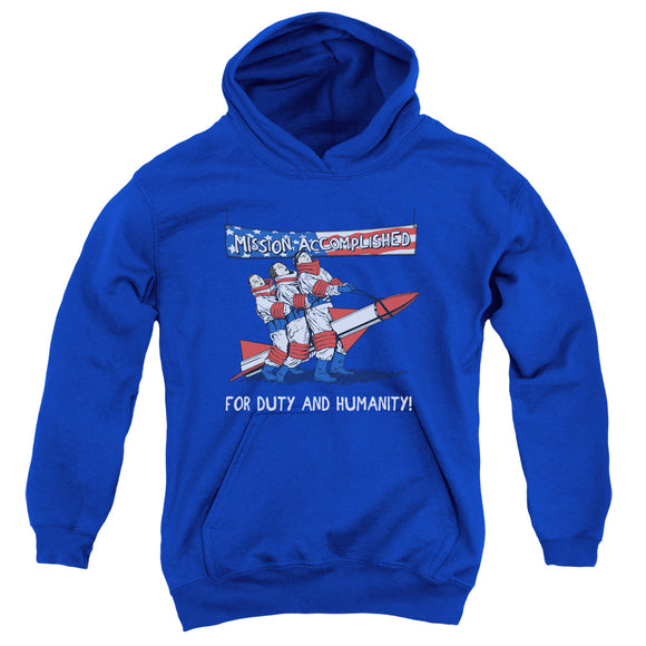 Three Stooges Kids Hoodie Mission Accomplished Royal Hoody - Yoga Clothing for You