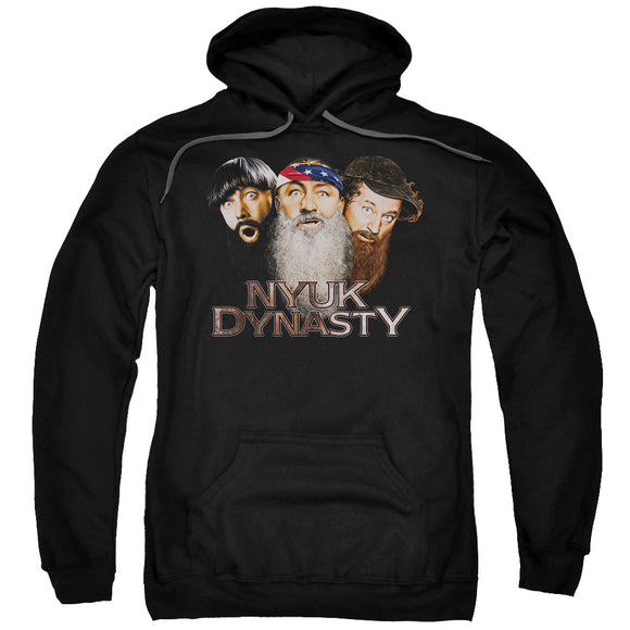Three Stooges Hoodie NYUK Dynasty Black Hoody - Yoga Clothing for You