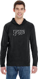 Sanskrit Yoga Text Pigment Hoodie Yoga Tee Shirt - Yoga Clothing for You